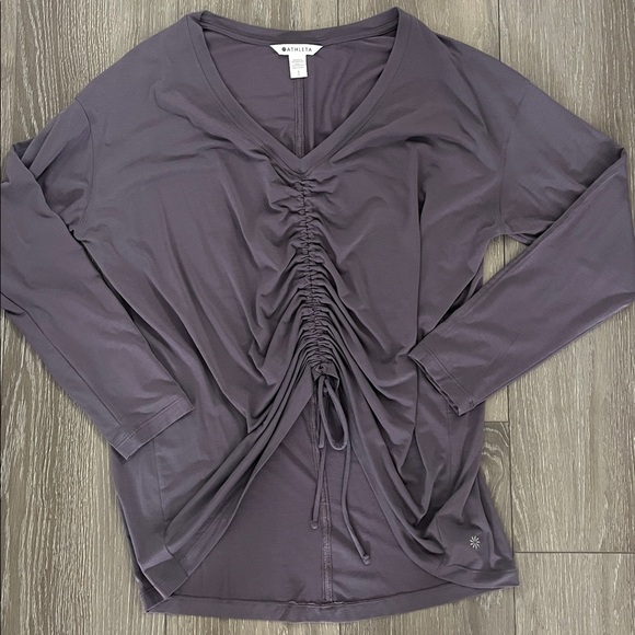 Athleta Crossover Ruched Top - Picture 2 of 8